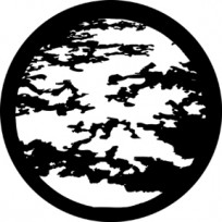 Metall-Gobo, DHA 78216 Moon Clouds, Gr&ouml;sse B